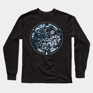 Taima-dera Manhole Cover Art Alternative Color Long Sleeve T-Shirt